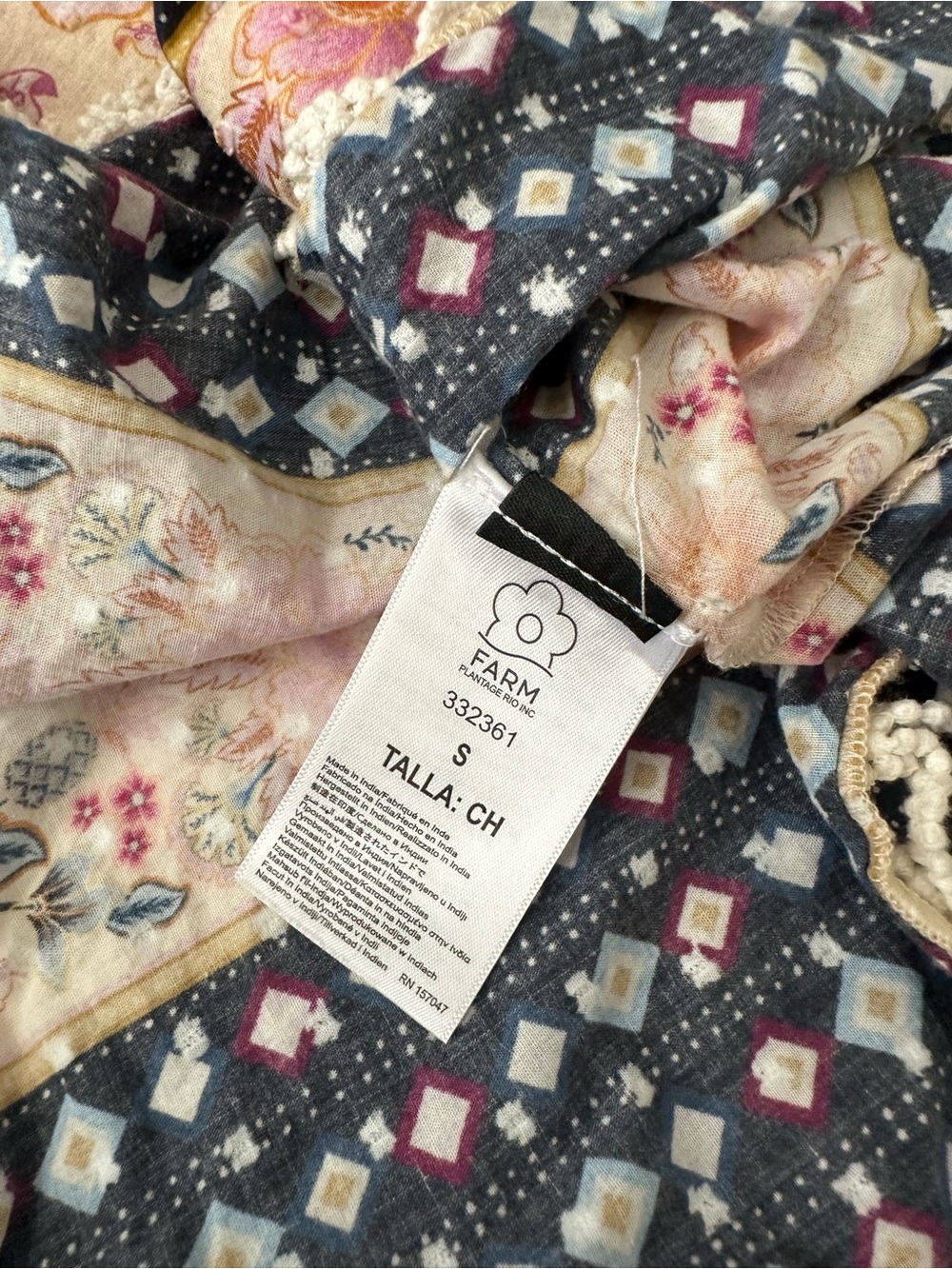FARM Rio Multi Superbloom Tapestry Maxi Dress Size Small - Picture 6 of 13